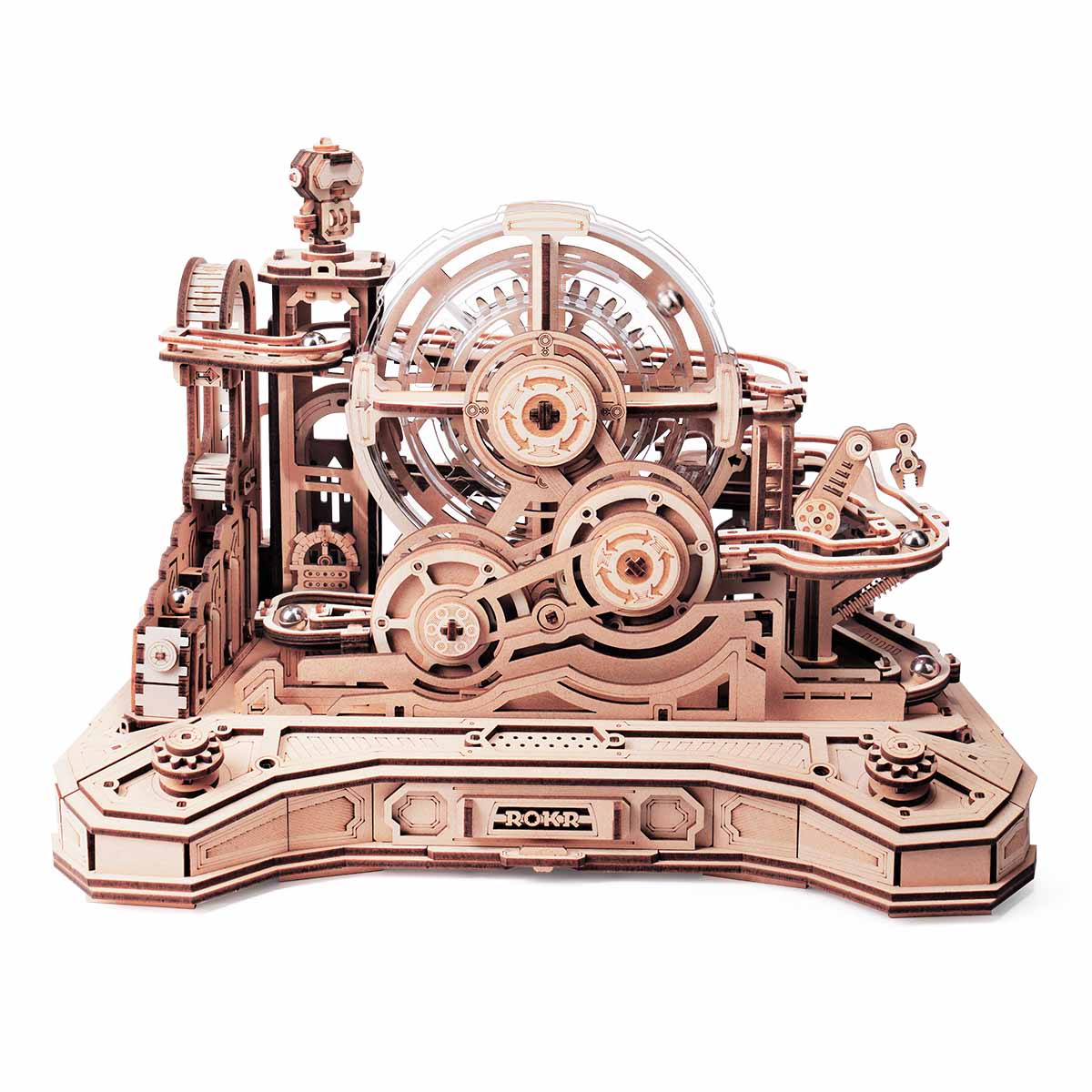 ROKR Gear Ball Challenge 3D wooden puzzle, main hero shot EGC01