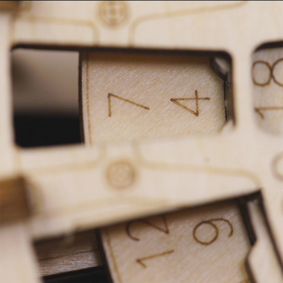 ROKR, Perpetual Calendar, LK201, 3D wooden calendar puzzle, styled scene