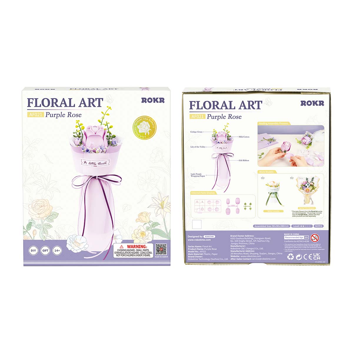 ROKR 3D wooden puzzle kit AF021, in-use scene
