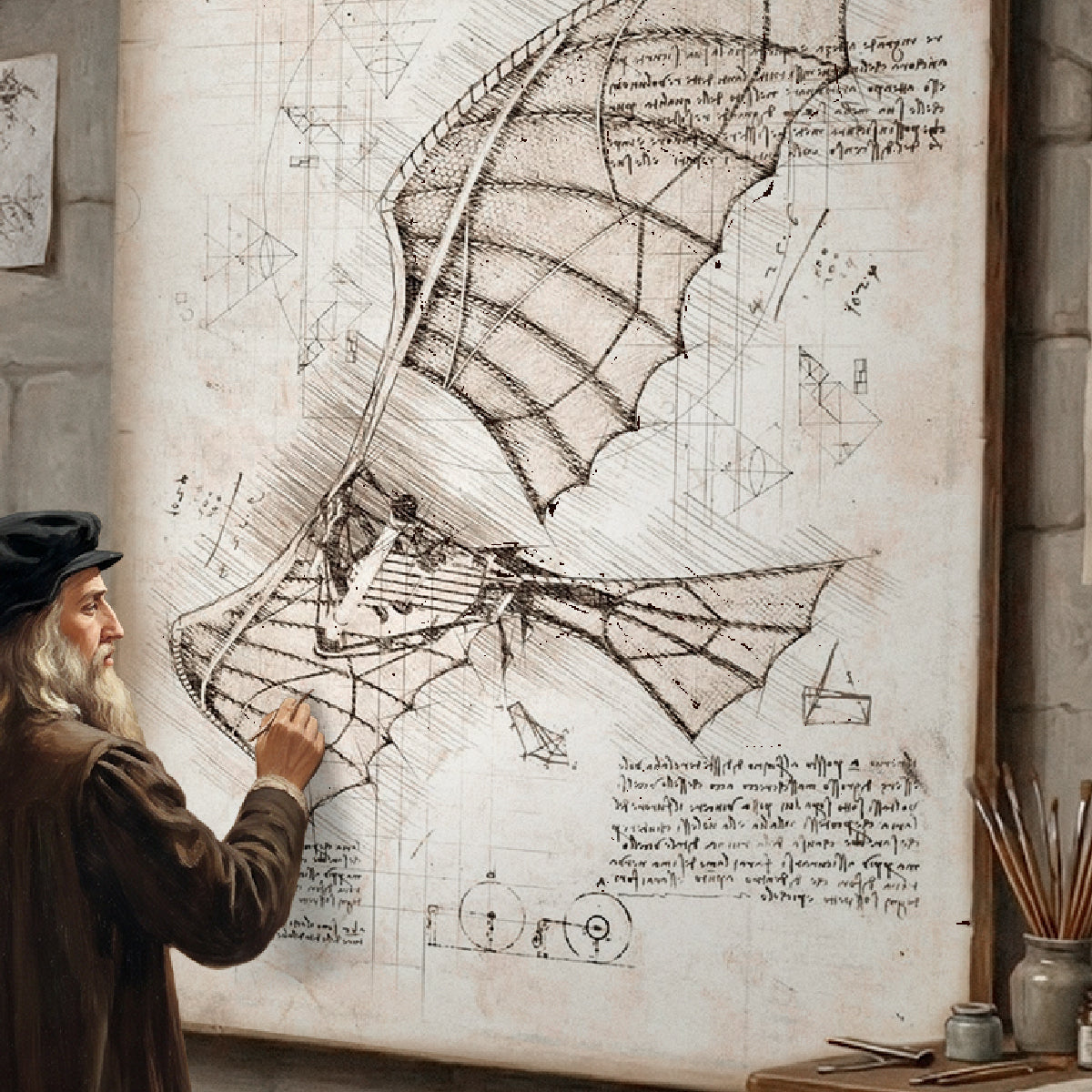 Leonardo da Vincis Ornithopter – weiteres Hauptproduktbild 7 zu SKU CGL02