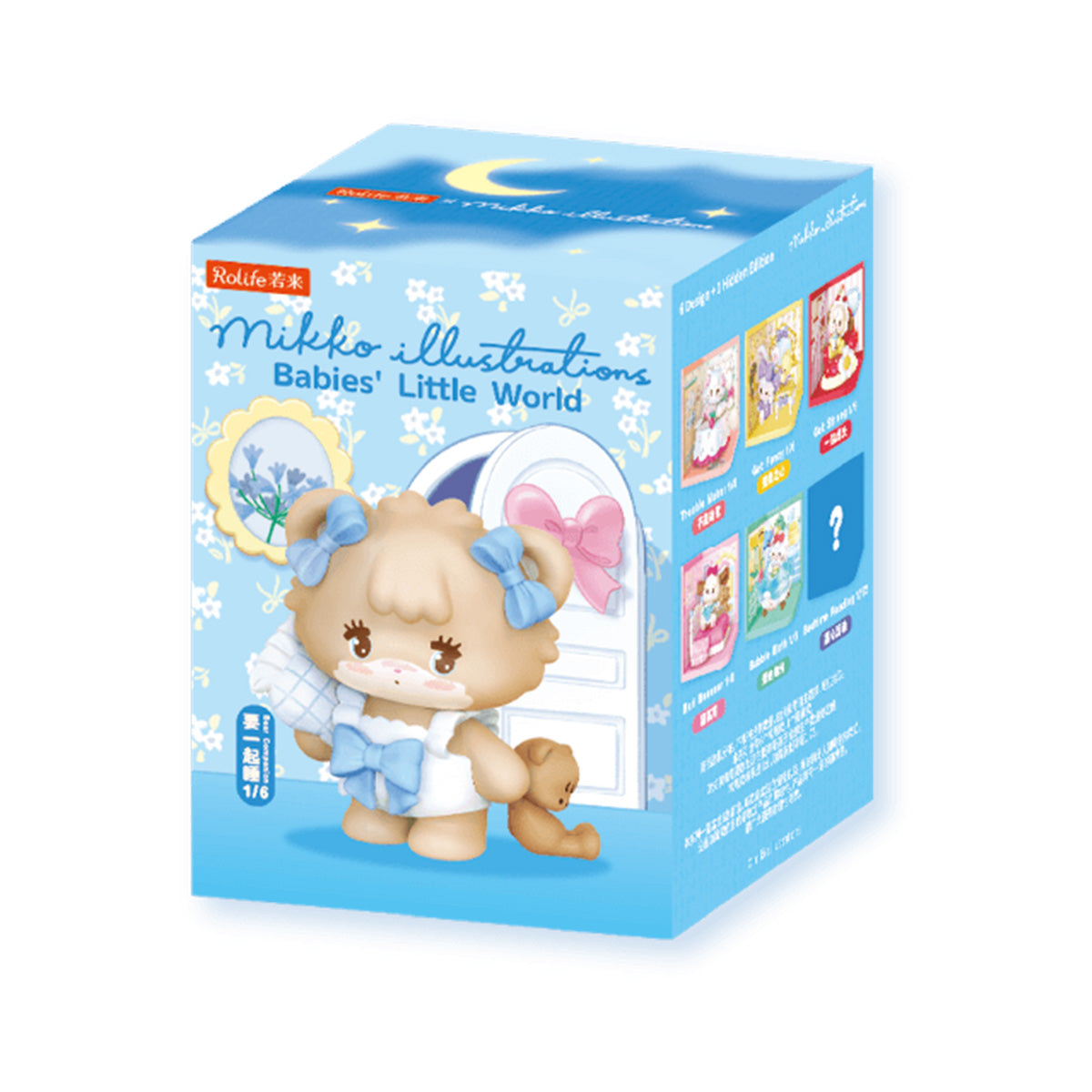 Rolife Mikko Babies' Little World Surprise Figure Doll MAXX collectible figure, side view highlighting structure and scale