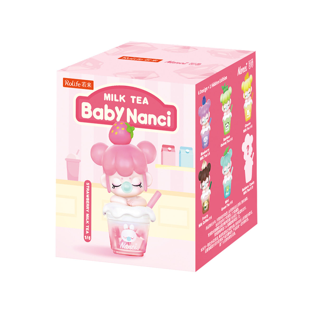 Rolife BabyNanci Milk Tea Series Surprise Figure Dolls NDXX collectible figure, angled view showing detail and craftsmanship
