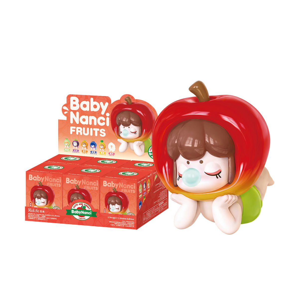 Rolife Baby Nanci Fruits Surprise Figure Dolls NBXX blind box product shot