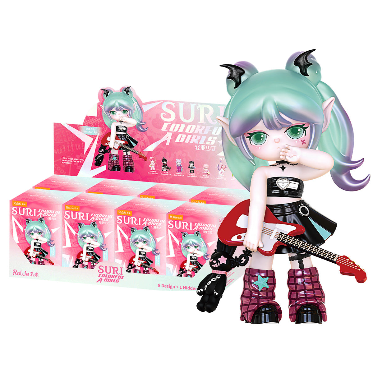 Rolife Suri's Colorful Girls Surprise Figure Dolls SKXX, collectible surprise figure dolls, front product view