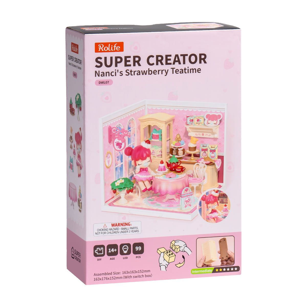 Rolife Nanci Strawberry Teatime Super Creator, Produktverpackung