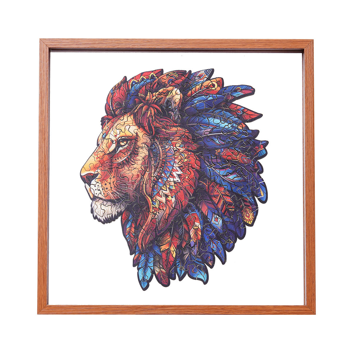 ROBOTIME The Lion King Wooden Jigsaw Puzzle with Frame main product photo