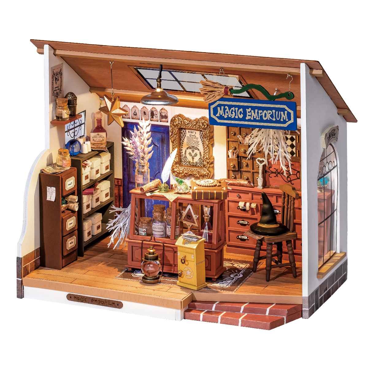 Rolife Kiki's Magic Emporium DIY Miniature House Kit DG155 main product photo