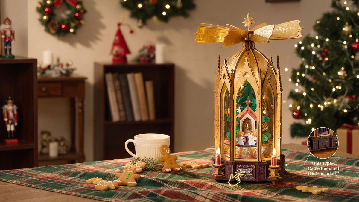 ROKR Angel's Christmas Pyramid DIY-3D-Puzzle AMB01: Produktübersicht 1, SKU AMB01