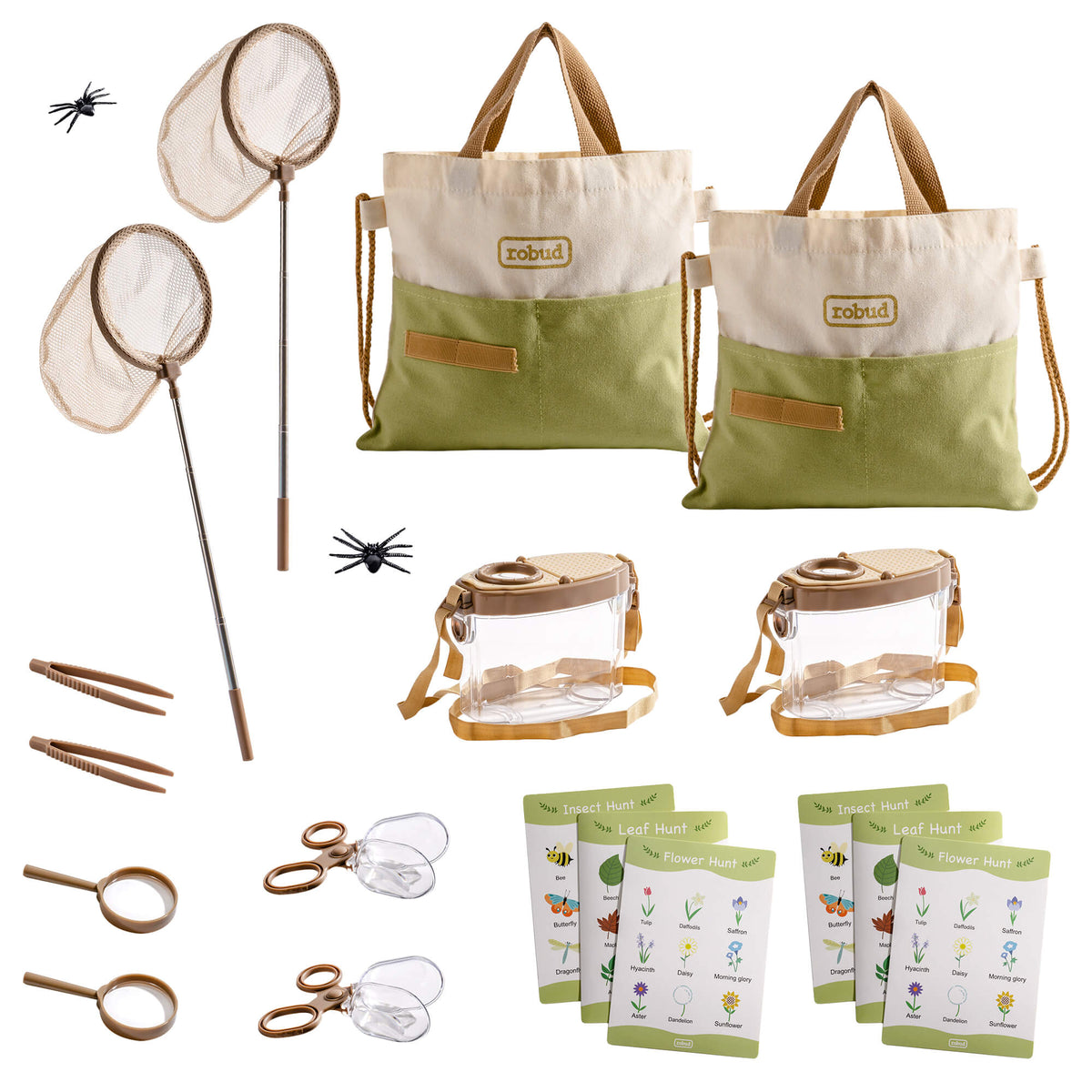 ROBUD Outdoor Dual Kids Explorer Kit Green main product photo