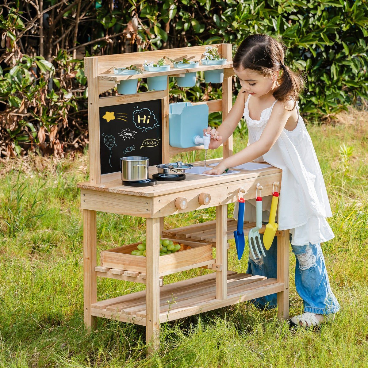 ROBUD Outdoor Garden Mud Kitchen for Kids main product photo