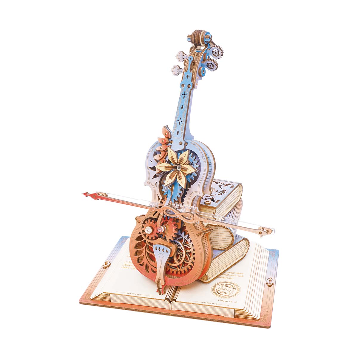 ROKR Symphony of Gorgeous Dreams Mechanical Music Box 3D Wooden Puzzle AMK63M main product photo