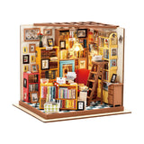 Rolife Sams Studienbibliothek DIY Miniaturhaus Bausatz DG102