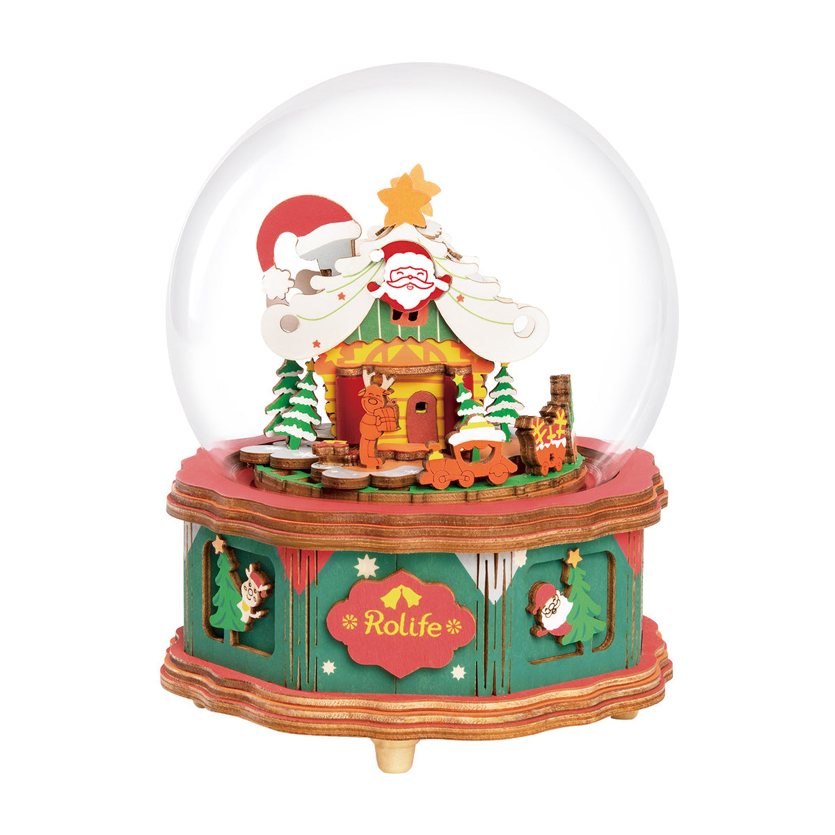 Rolife Christmas Town Music Box AM46 main product photo