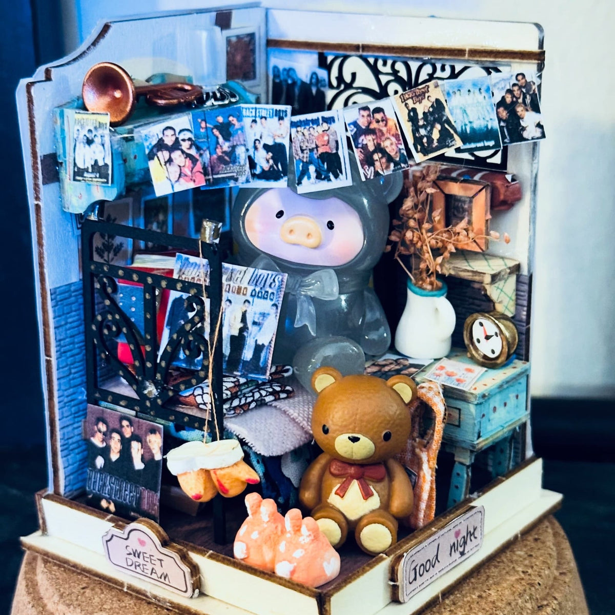 BSB-Fan in ihrem Schlafzimmer