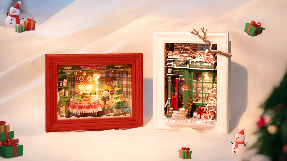 Weihnachtsdekorationen für den Tisch