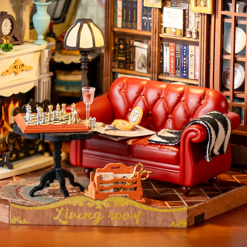 Gemütliches getuftetes Sofa