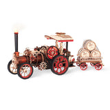 ROKR Dampfmaschine Mechanisches 3D Holzpuzzle LKA01 (batteriebetrieben)