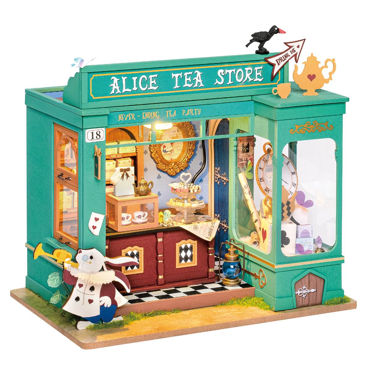 Rolife Alice's Tea Store Miniature Kit main product photo
