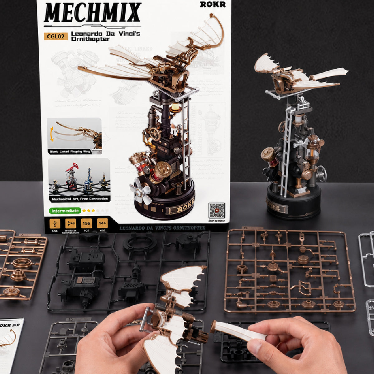 Leonardo da Vincis Ornithopter – weiteres Hauptproduktbild 9 zu SKU CGL02