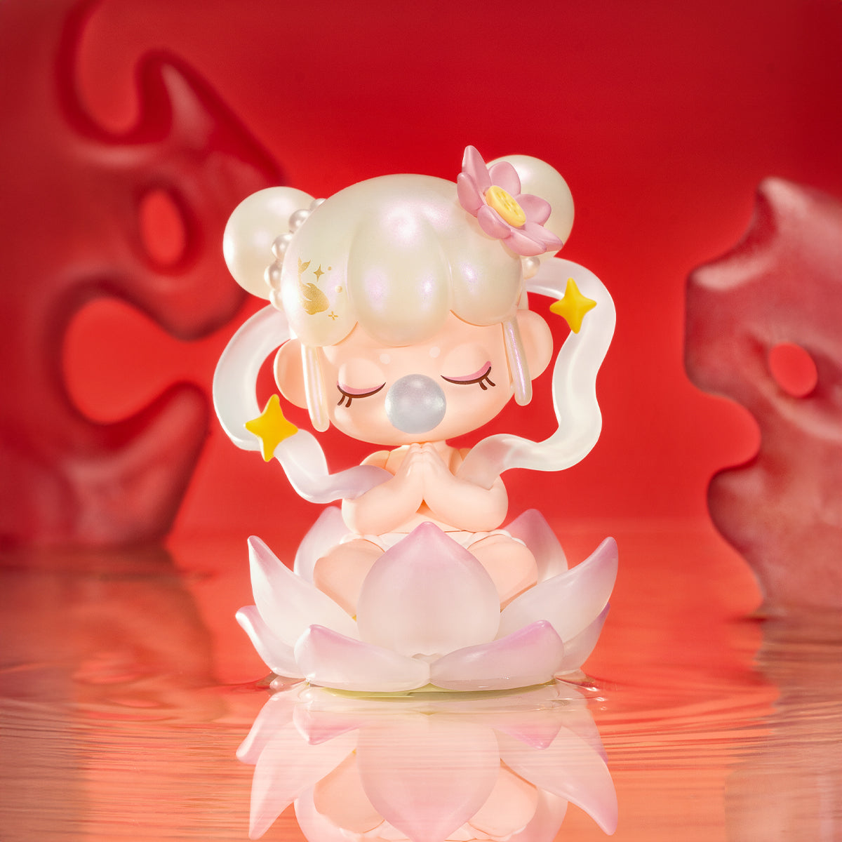 Rolife Nanci's Best Wishes Series Surprise Figure Dolls ZSXX collectible figure, styled lifestyle scene with model assembled