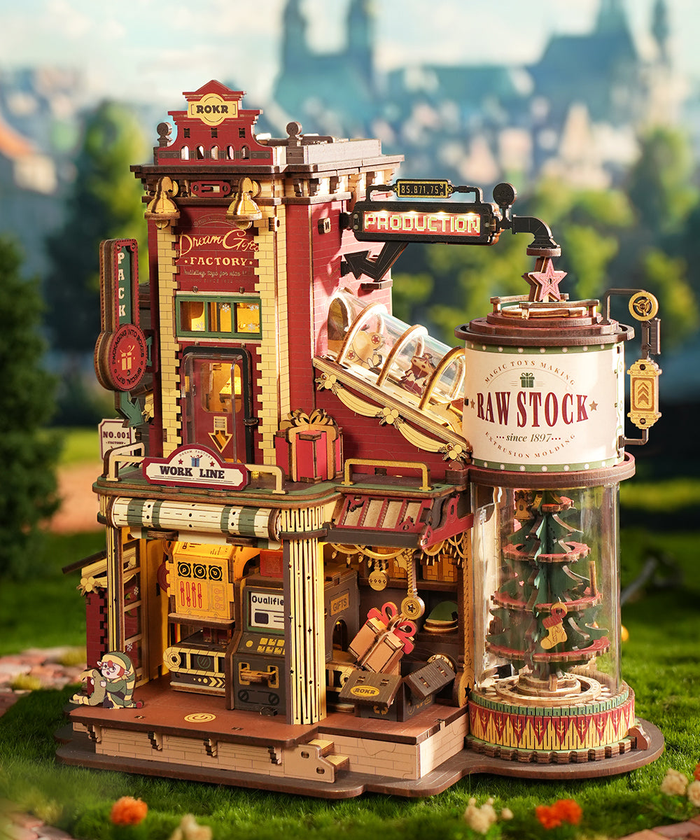 ROKR DIY Mechanical Music Box 3D Wooden Puzzle