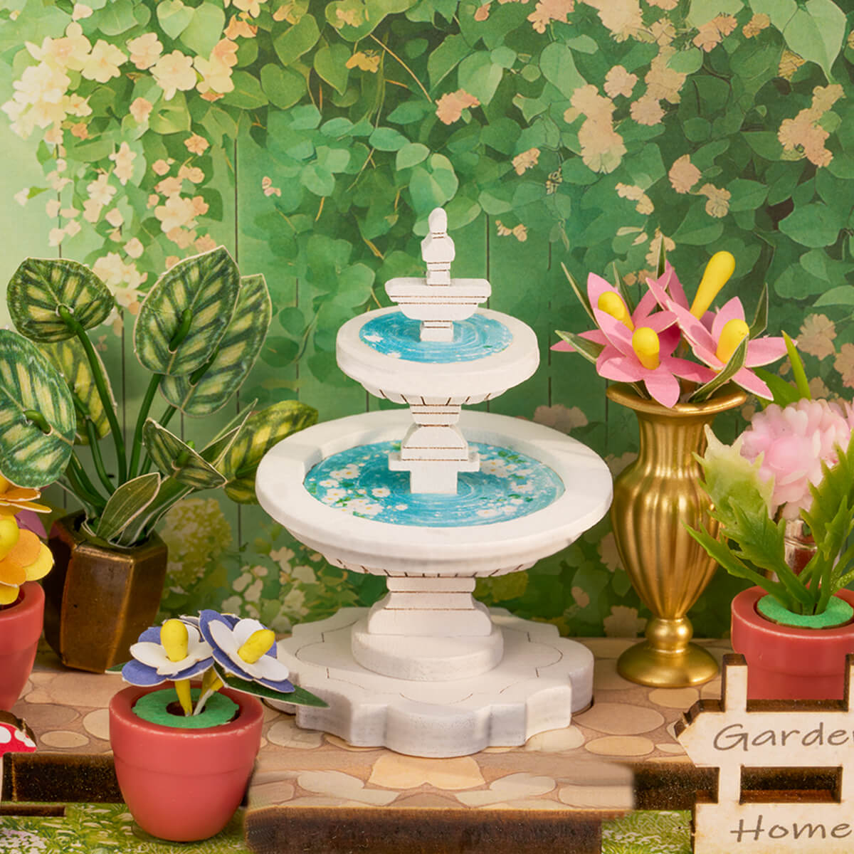 Traumhafter Springbrunnen