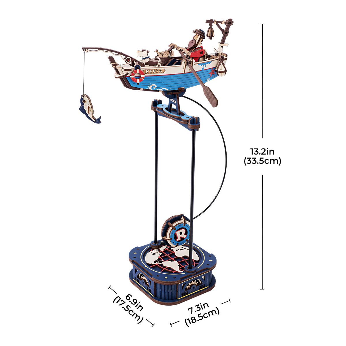 ROKR Bundle + DIY gift bundle, product detail view: MCD01 Globetrotter and MCD02 Cycling Adventurer pendulum toys MCD02, v...