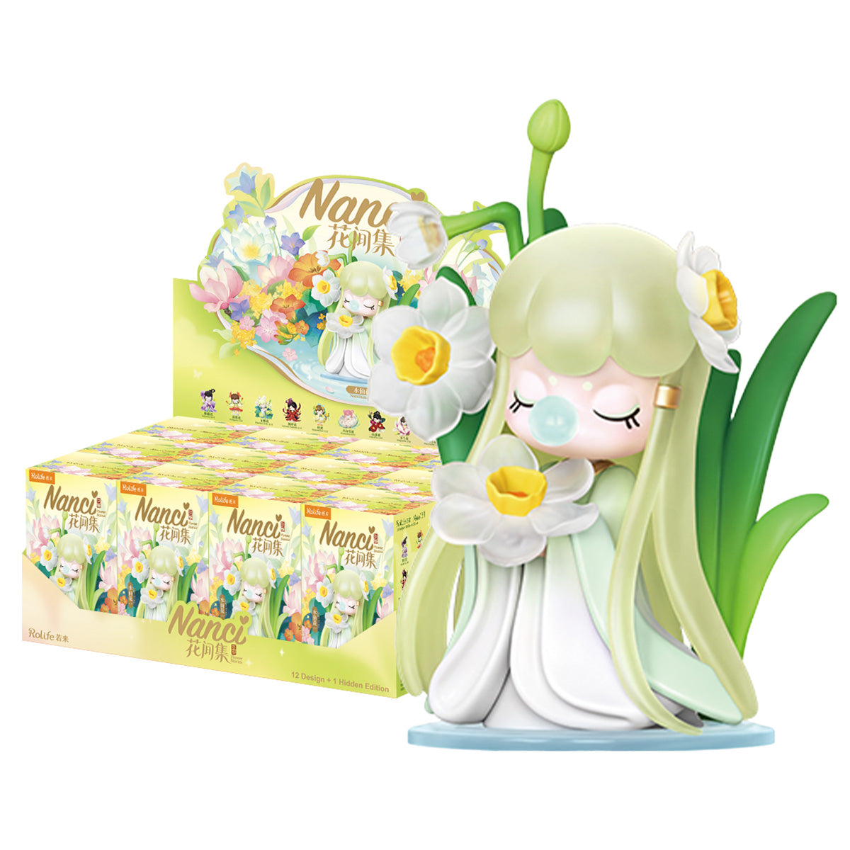 Rolife Nanci's Flower Stories Surprise Figure Dolls ZQXX, collectible surprise figure dolls, front product view