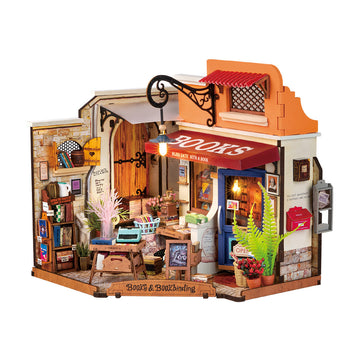 Rolife Eckbuchhandlung DIY Miniaturhaus DG164