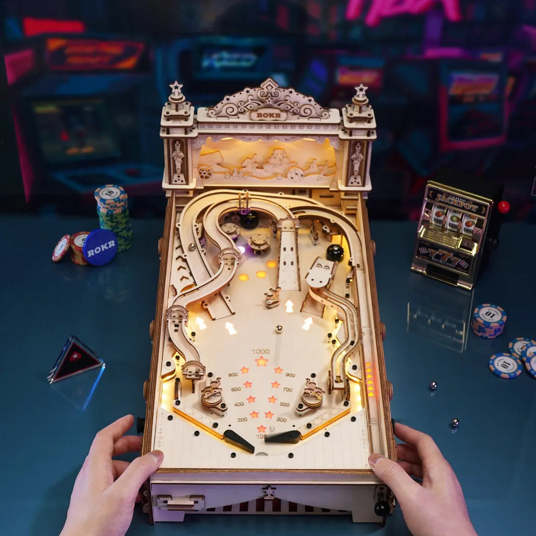 ROKR 3D Pinball Machine, 3D-Holzpuzzle