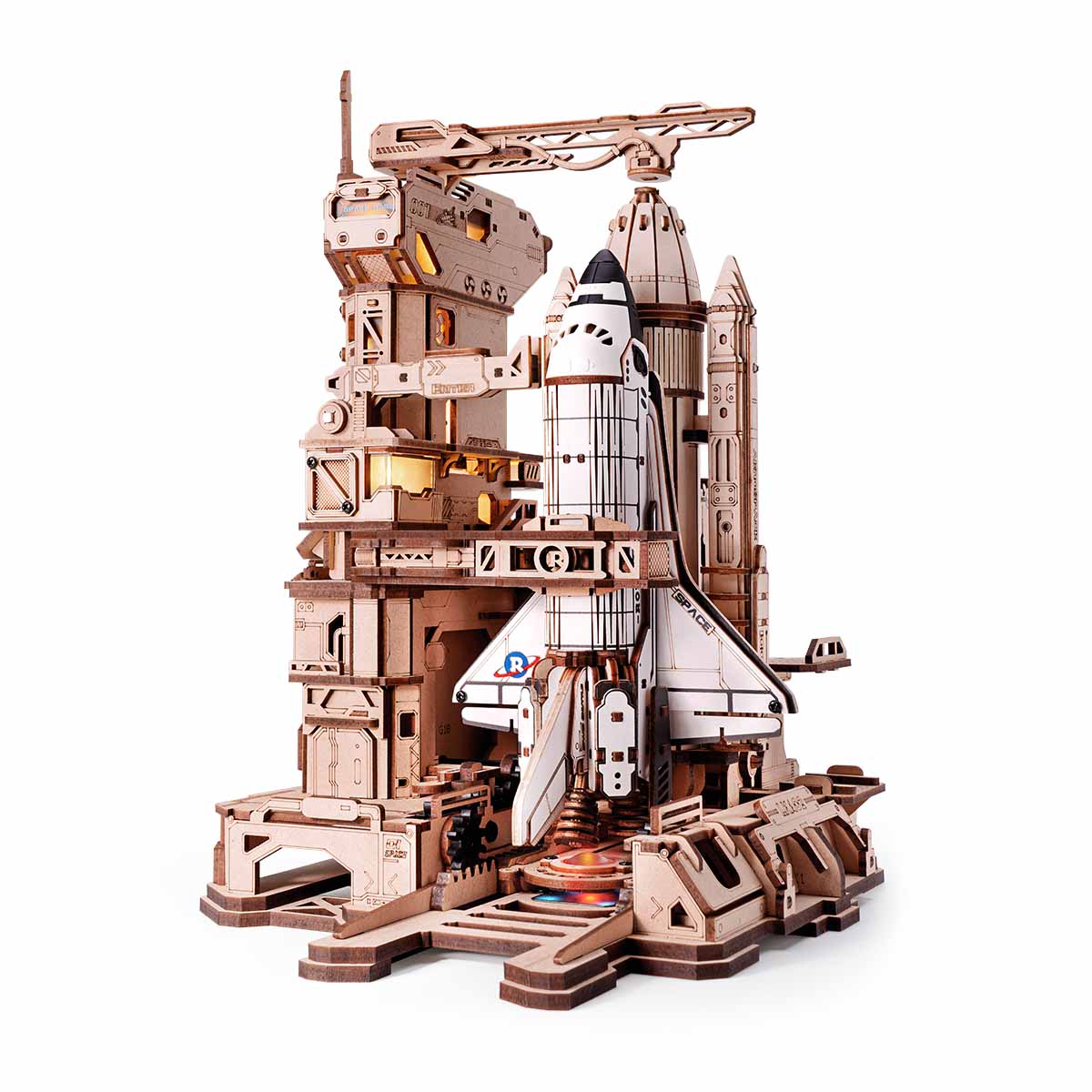 ROKR Space Shuttle 3D Wooden Puzzle LKA02 main product photo