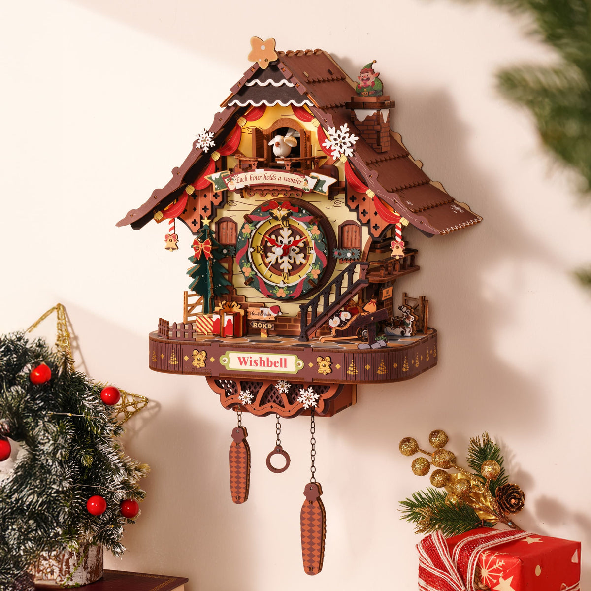Christmas Cuckoo Clock: weitere Produktansicht 7, SKU LCB01